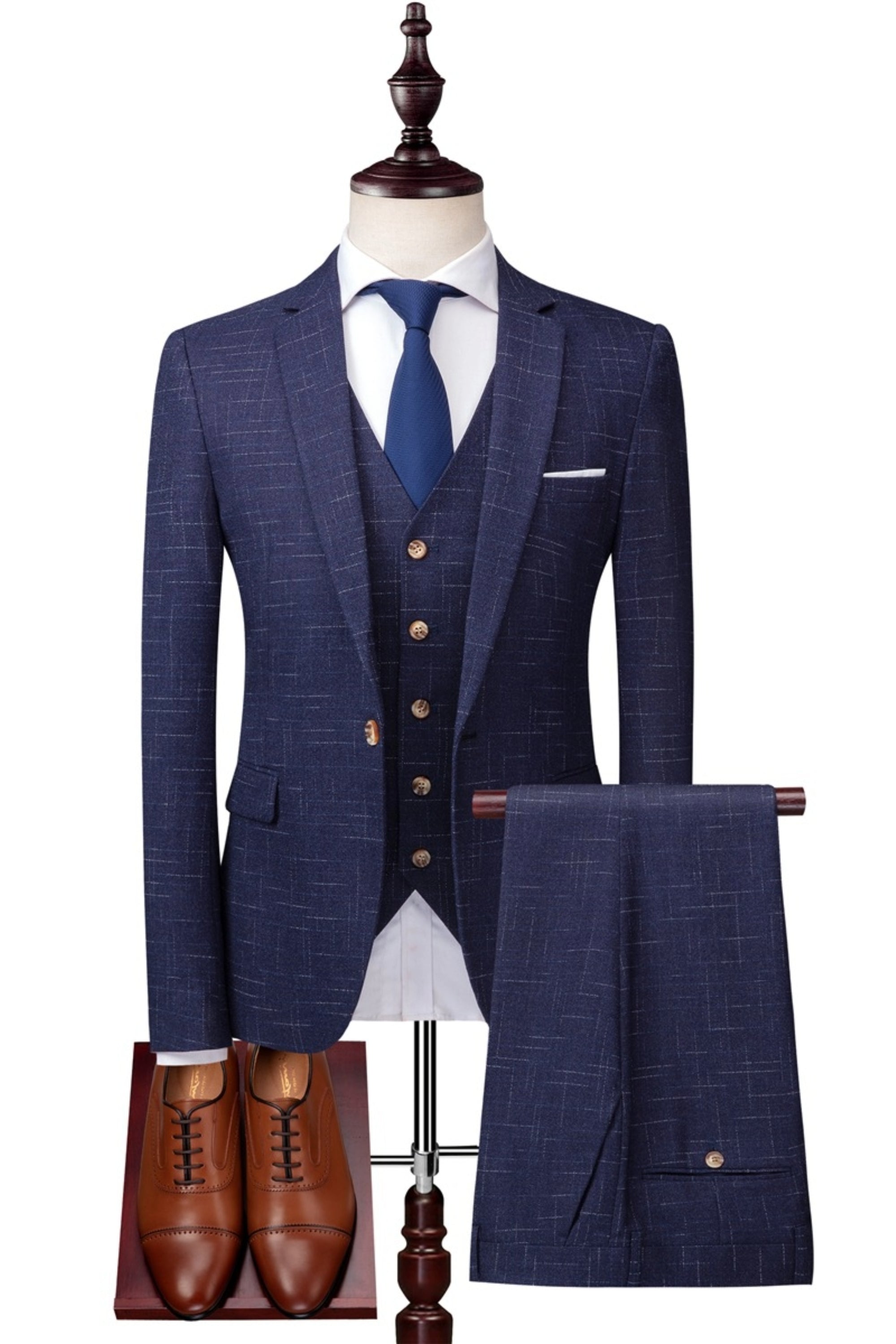 Slim Fit 1 Button Stretch Suit