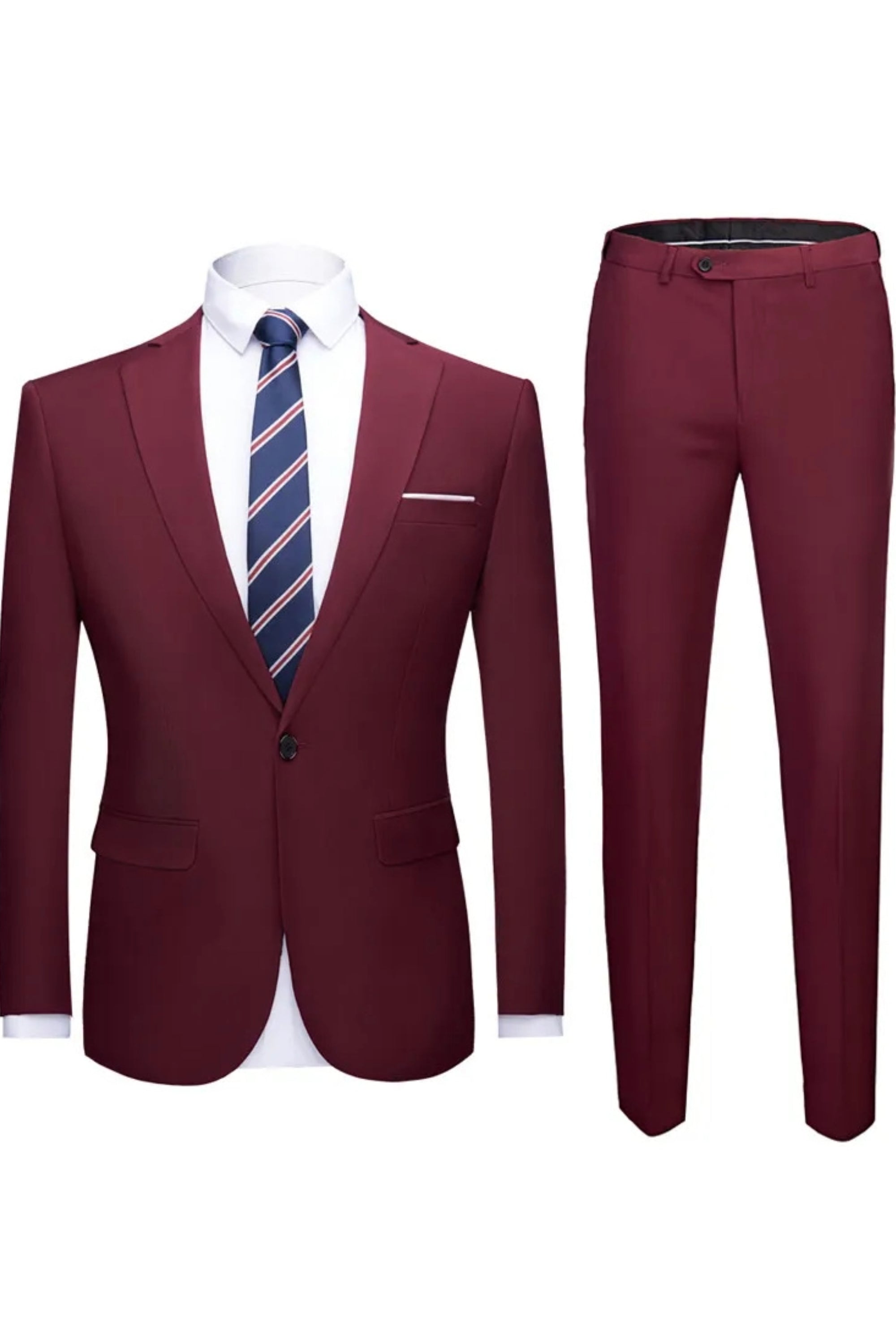 2 Piece Slim Fit Stretch Suit