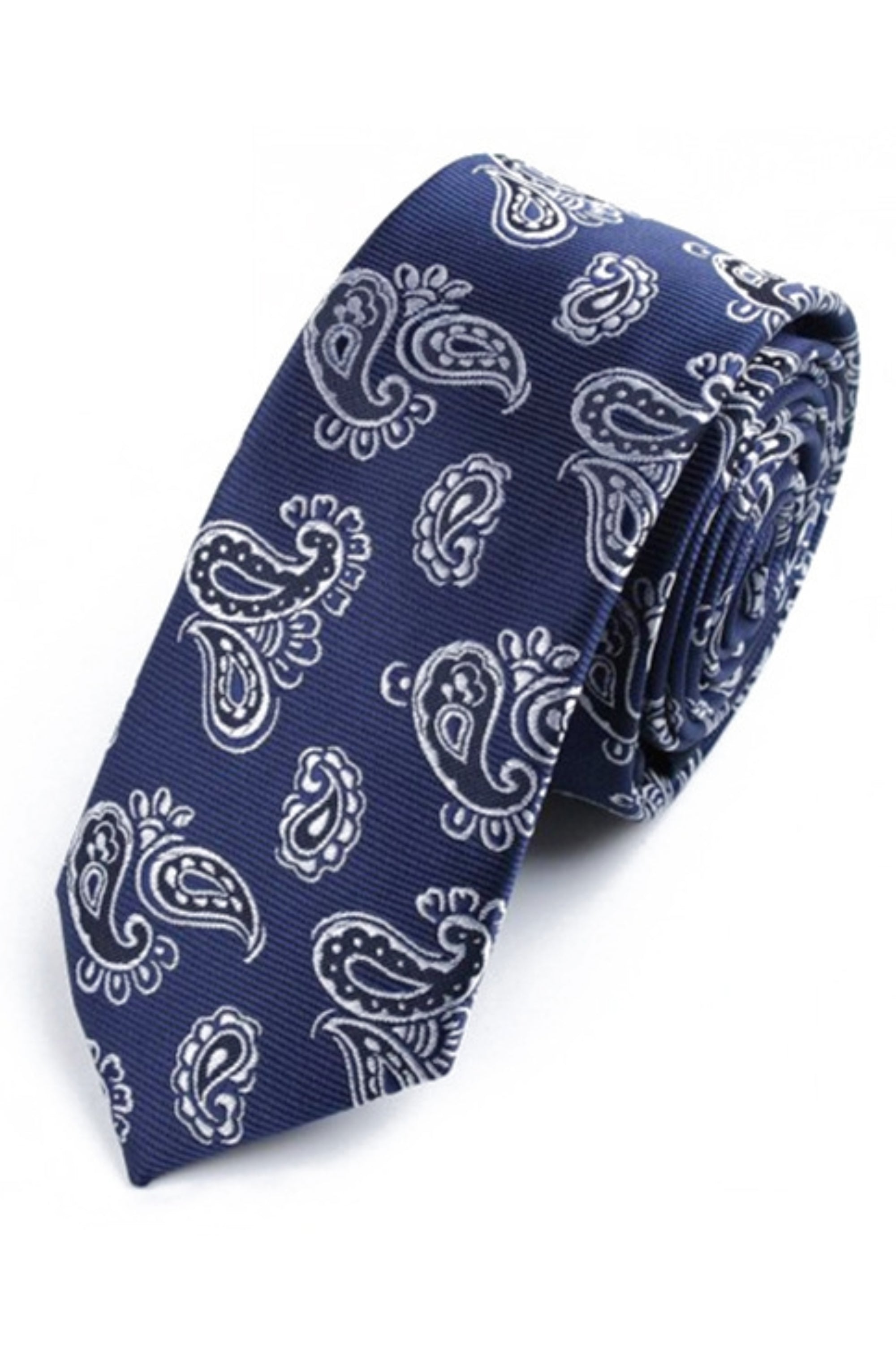 Blue Floral Tie