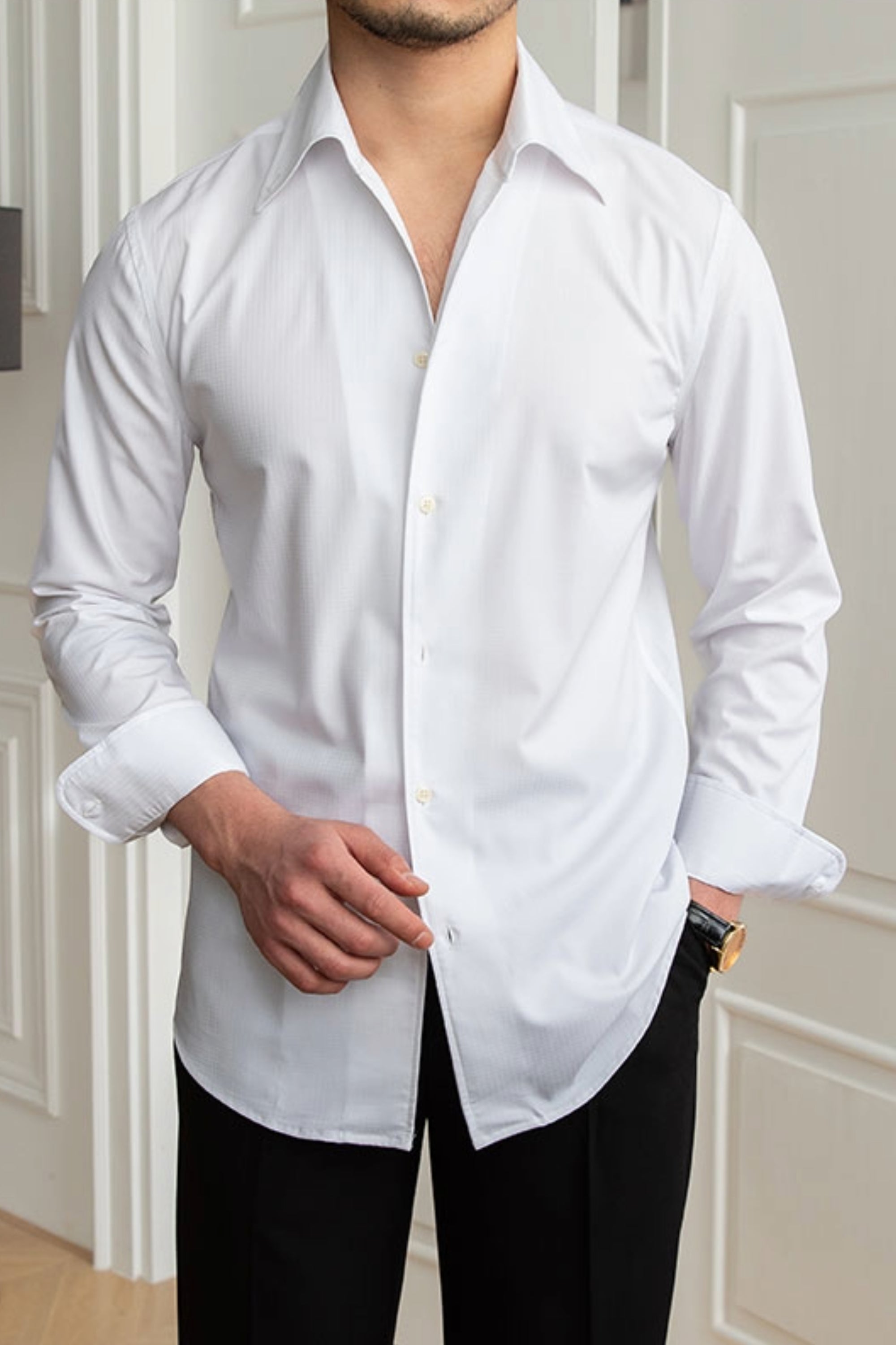 Slim Fit Wrinkle Free Shirt