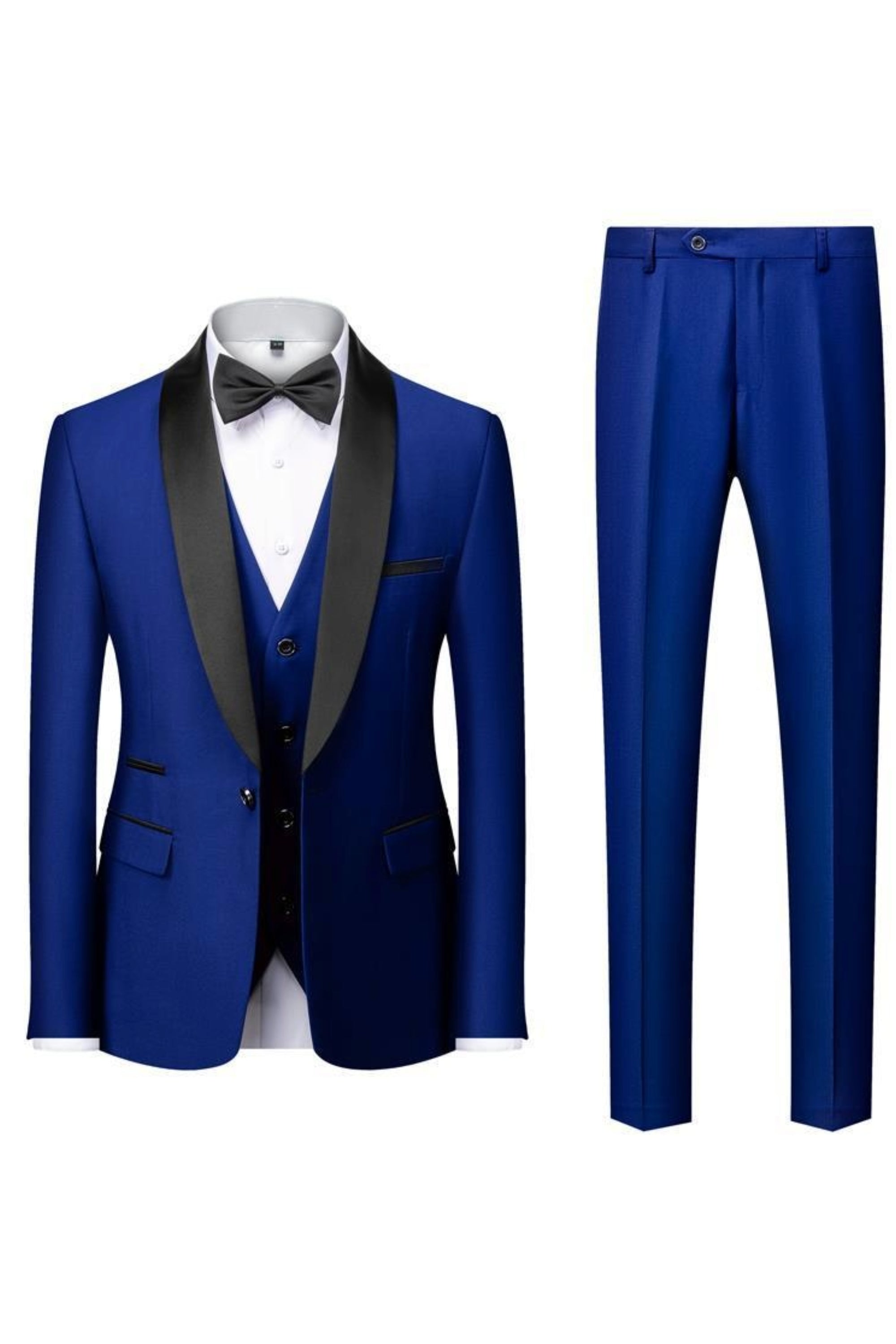 Blue Three Piece Tuxedo