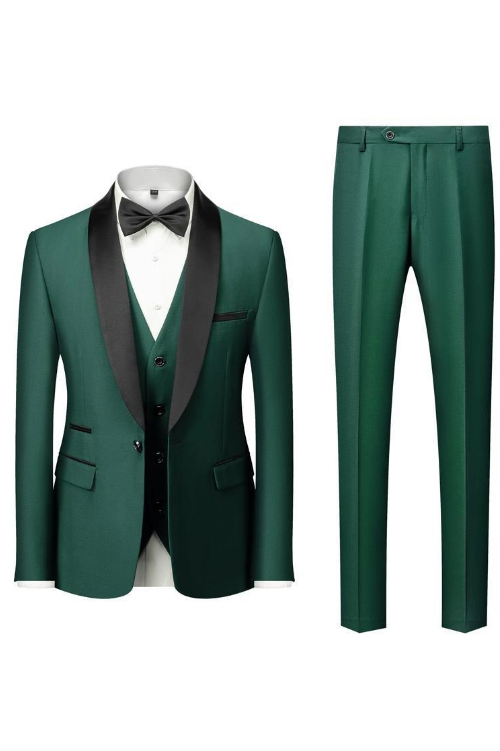 Green Three Piece Tuxedo